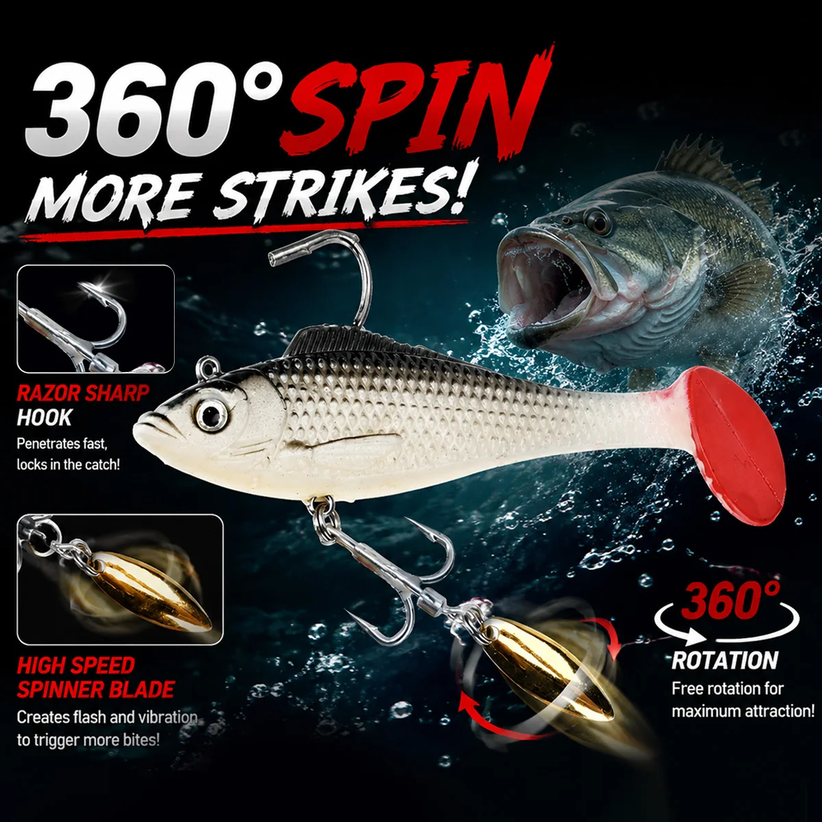 MEREDITH Spinning Lure 10cm 12 - Fishing Hook Jig review and price