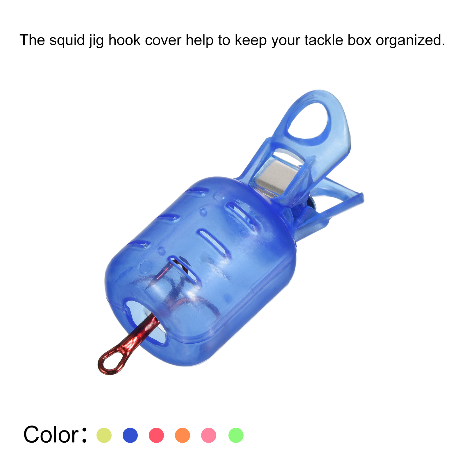 10pcs Small Size Squid Jig Hoo - Fishing Hook Box review and price