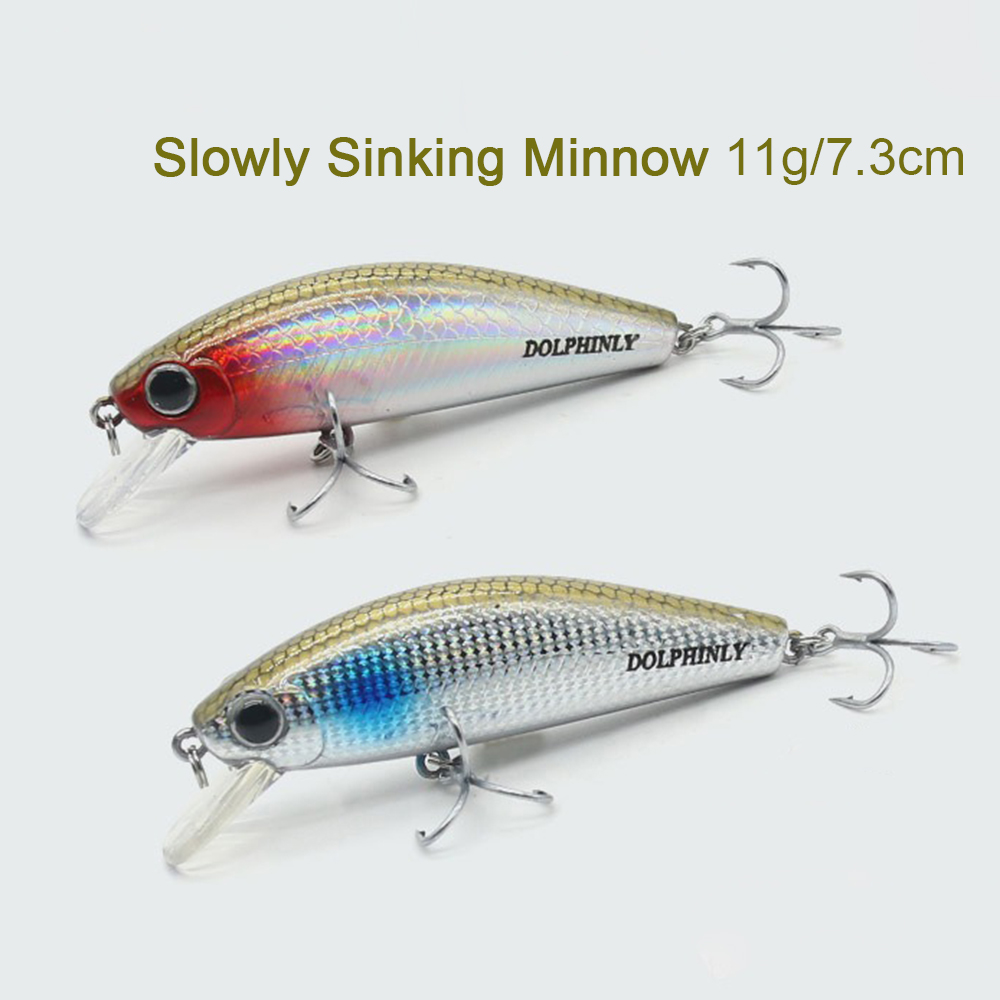 Sinking Minnow Fishing Lures 1 - Fishing Hook Treble review and price