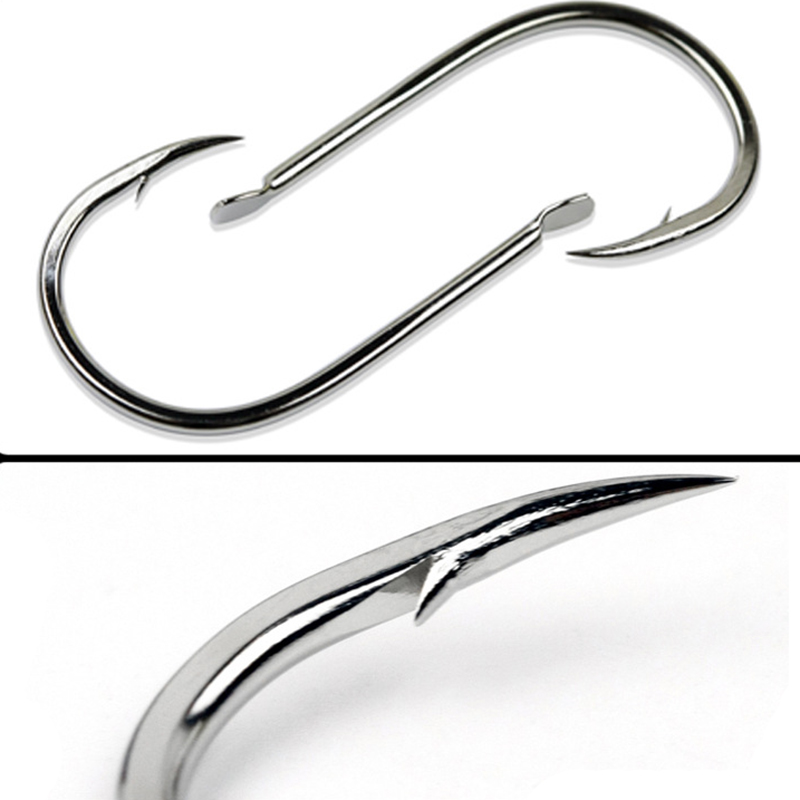 100pcs/Lot 7 Size Barbed Fishi - Fishing Hook Circle review and price