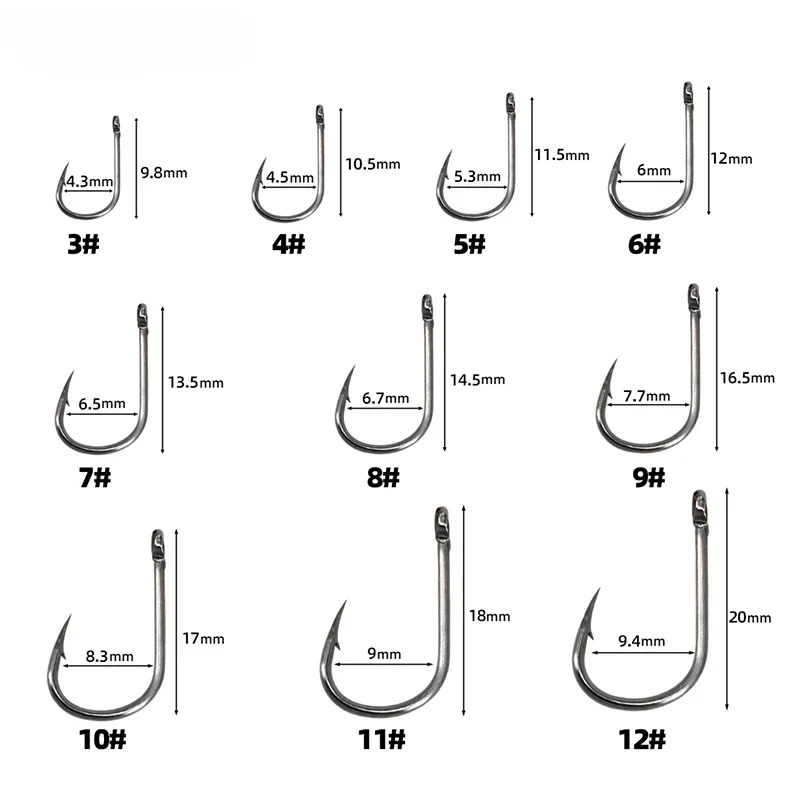 50-1600Pcs/BoxFishing Hooks Ca - Fishing Hook Circle review and price
