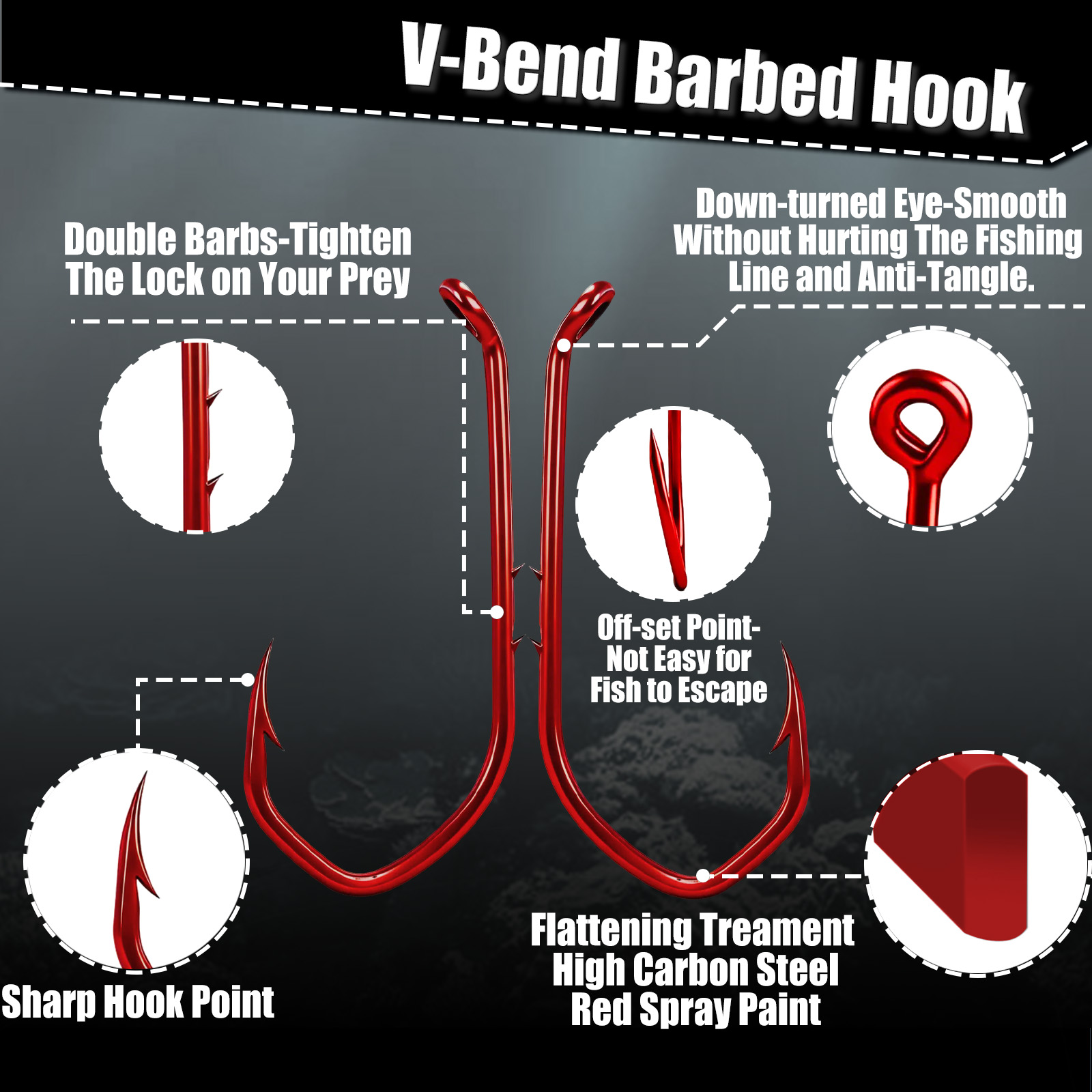 9KM Baitholder Hook 50-100pcs  - Fishing Hook Circle review and price