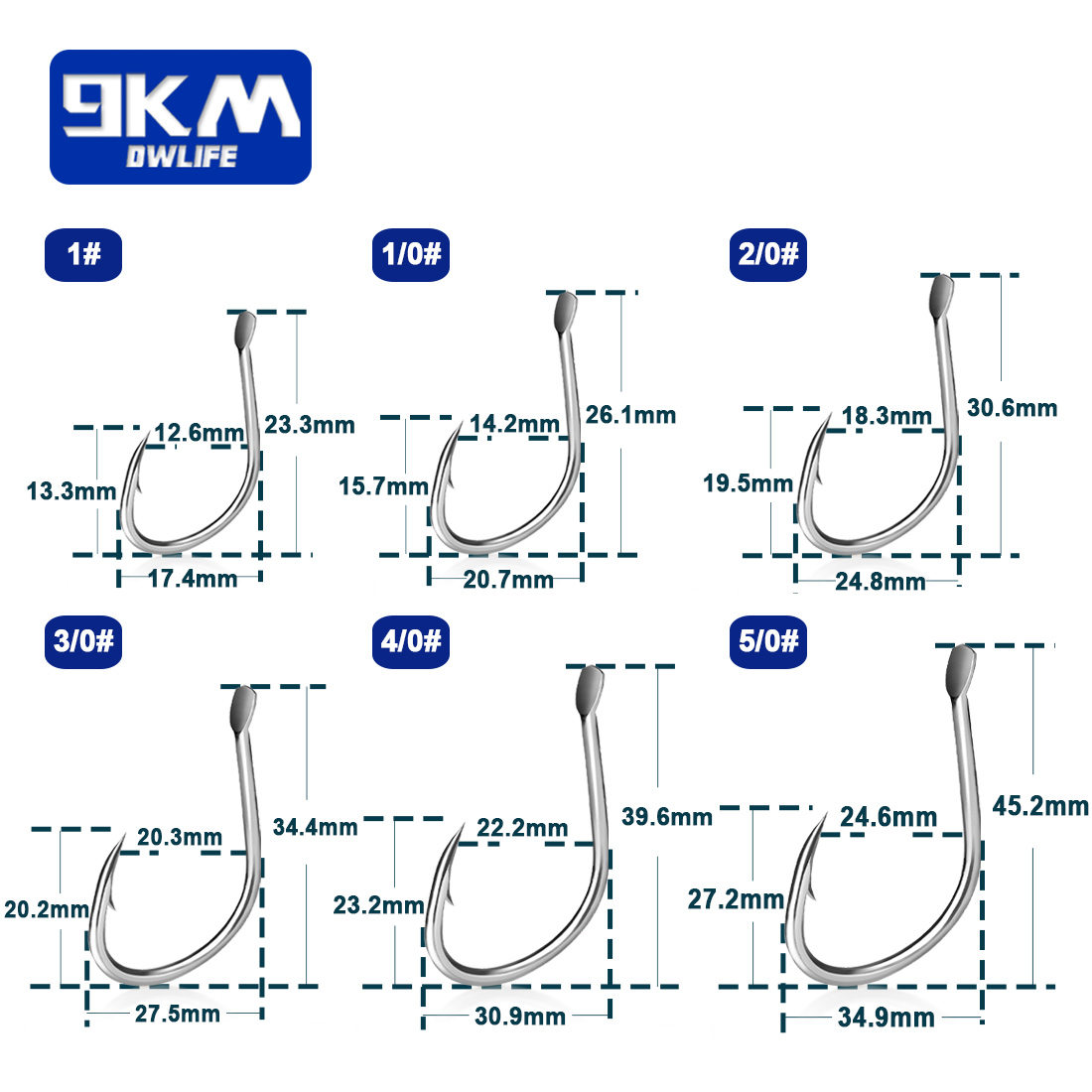 9KM Live Bait Hooks Saltwater  - Fishing Hook Circle review and price